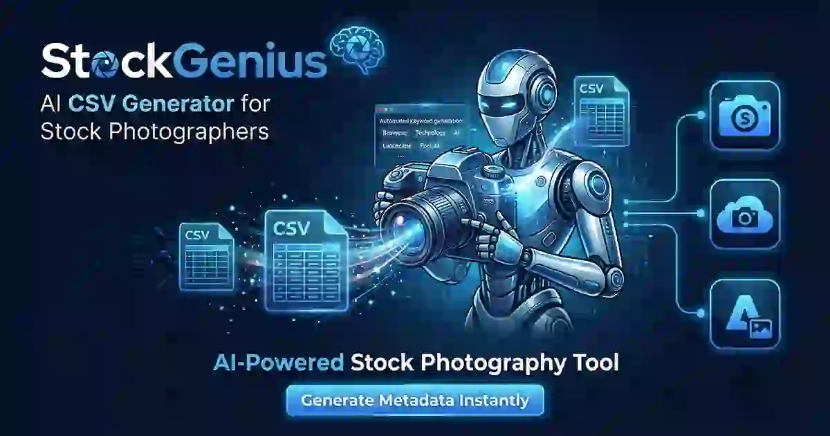 StockGenius - AI-Powered Stock Photography Tool